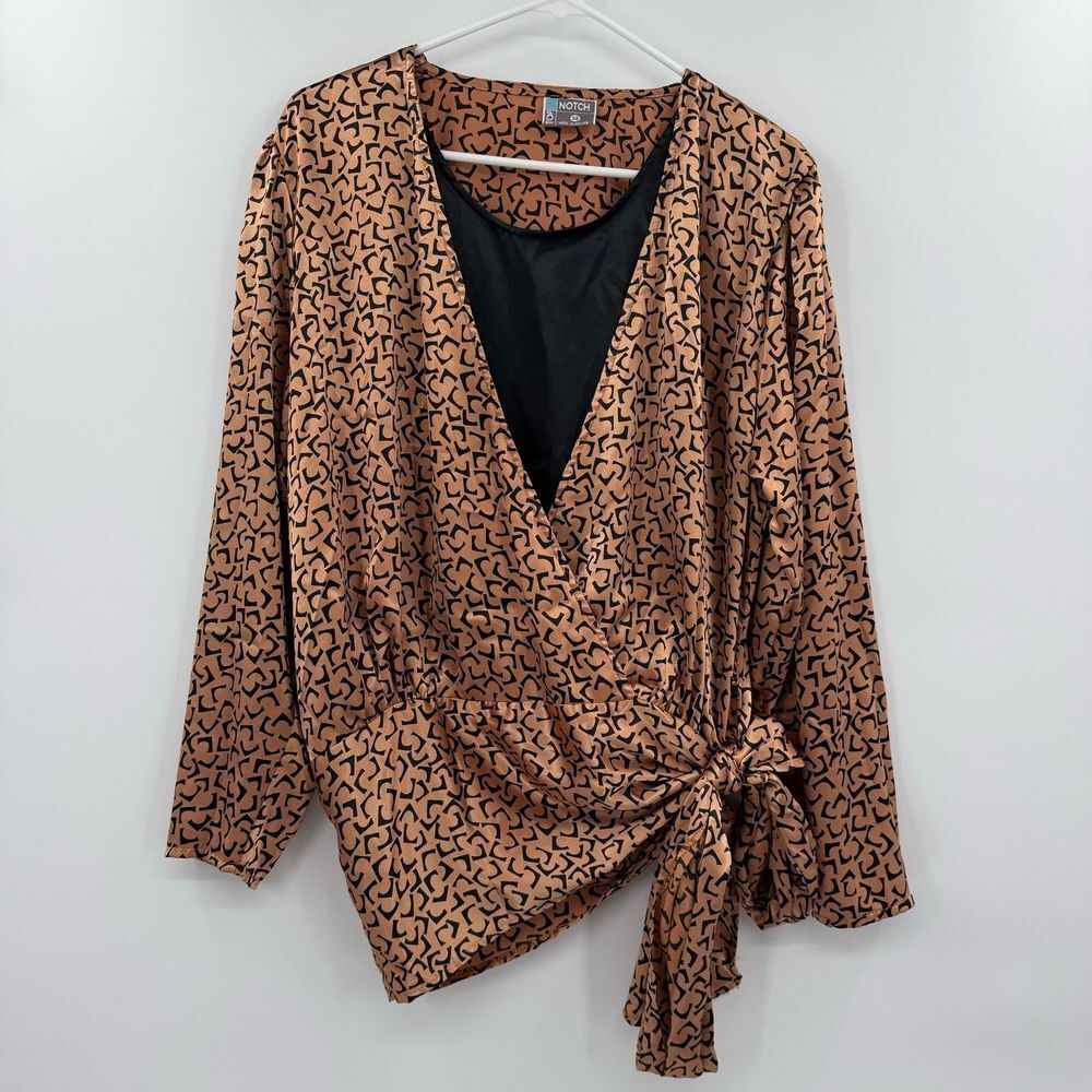 Vintage women's top notch made in Britain blouse size‎ 14